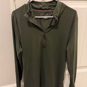 X-Tamer Men's Olive Lightweight Quarter-Zip Jacket